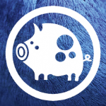 Blue Pig Photo