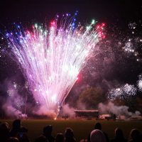 Distant Thunder Fireworks Photo