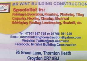 Mr. Wint Building Construction  Photo