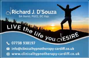 Richard J D’Souza Hypnotherapy Cardiff Photo