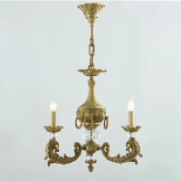 Antique Brass Chandelier Photo